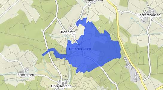 Bodenrichtwertkarte Metzenhausen