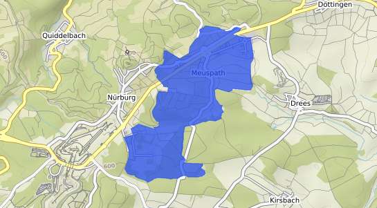 Bodenrichtwertkarte Meuspath