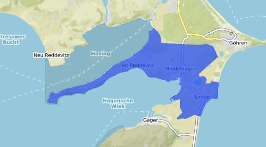 Bodenrichtwertkarte Middelhagen Ruegen