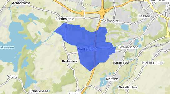 Bodenrichtwertkarte Mielkendorf