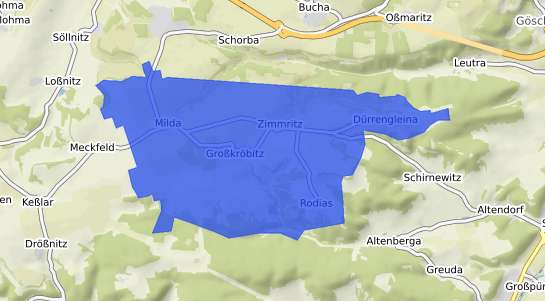 Bodenrichtwertkarte Milda