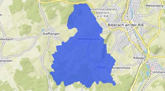 Bodenrichtwertkarte Mittelbiberach