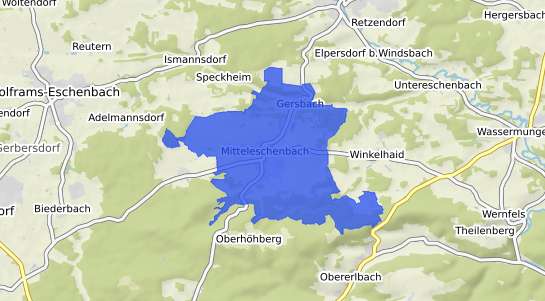 Bodenrichtwertkarte Mitteleschenbach