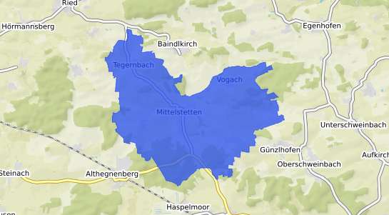 Bodenrichtwertkarte Mittelstetten Kr. Fuerstenfeldbruck