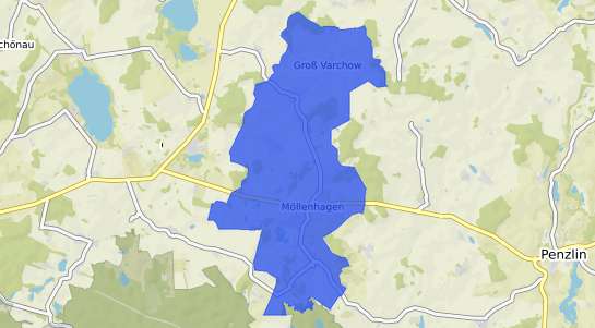 Bodenrichtwertkarte Möllenhagen