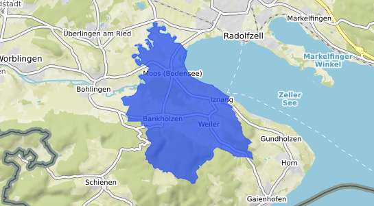 Bodenrichtwertkarte Moos Bodensee