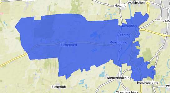 Bodenrichtwertkarte Moosinning