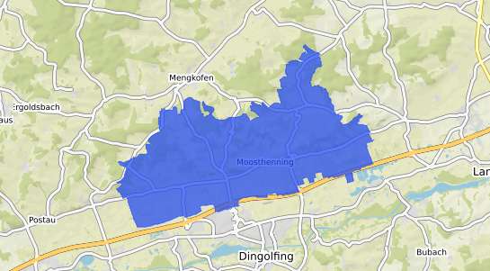Bodenrichtwertkarte Moosthenning