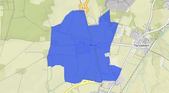 Bodenrichtwertkarte Mose