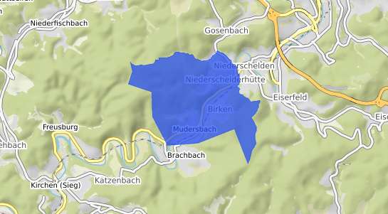 Bodenrichtwertkarte Mudersbach Sieg