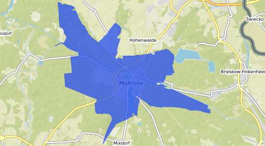 Bodenrichtwertkarte M&uuml;llrose