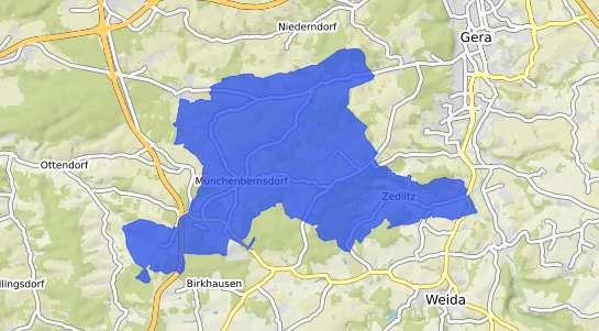 Bodenrichtwertkarte M&uuml;nchenbernsdorf