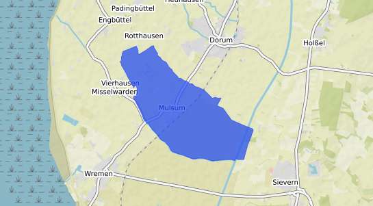 Bodenrichtwertkarte Mulsum b. Bremerhaven