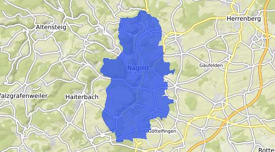 Bodenrichtwertkarte Nagold