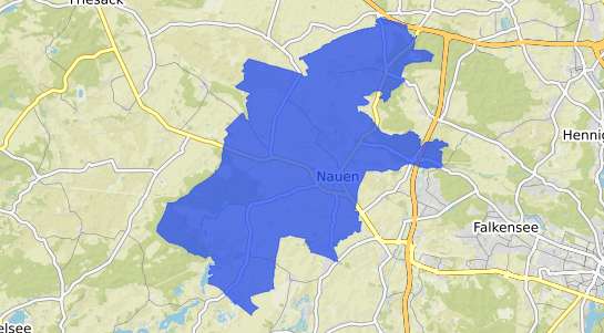 Bodenrichtwertkarte Nauen Havelland