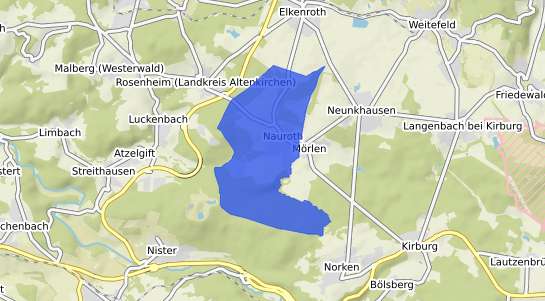 Bodenrichtwertkarte Nauroth Westerwald