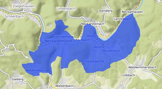 Bodenrichtwertkarte Neckargem&uuml;nd