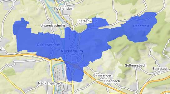 Bodenrichtwertkarte Neckarsulm