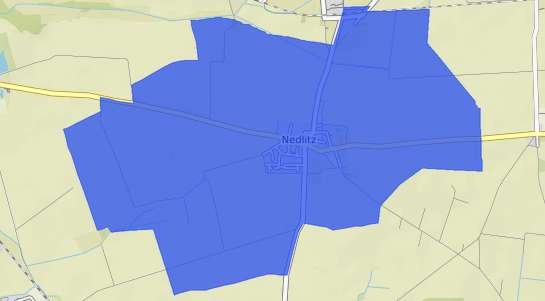 Bodenrichtwertkarte Nedlitz b. Zerbst