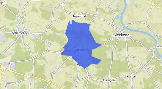 Bodenrichtwertkarte Neetze Kr. Lueneburg