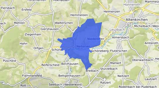 Bodenrichtwertkarte Neitersen Westerwald