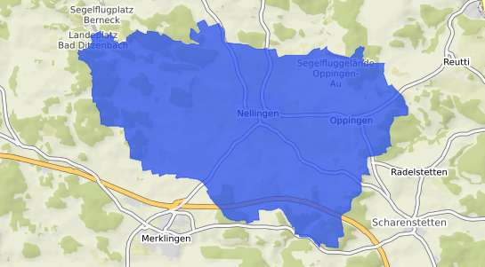 Bodenrichtwertkarte Nellingen Alb