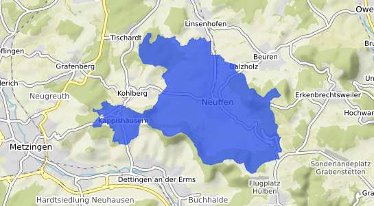 Bodenrichtwertkarte Neuffen