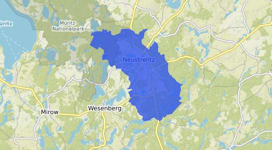 Bodenrichtwertkarte Neustrelitz