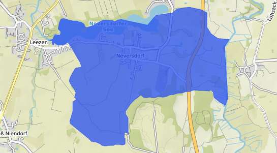 Bodenrichtwertkarte Neversdorf