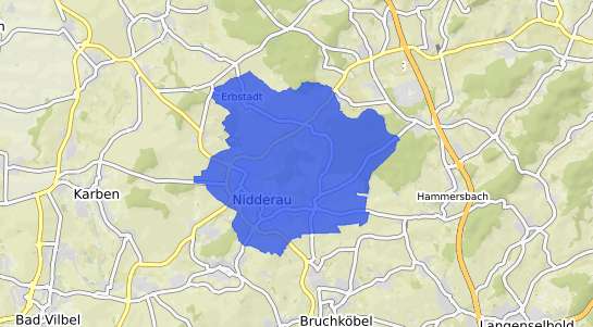 Bodenrichtwertkarte Nidderau Hessen