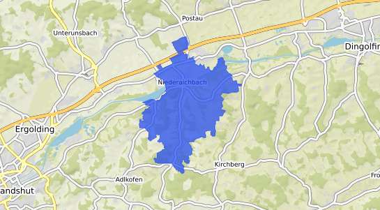 Bodenrichtwertkarte Niederaichbach