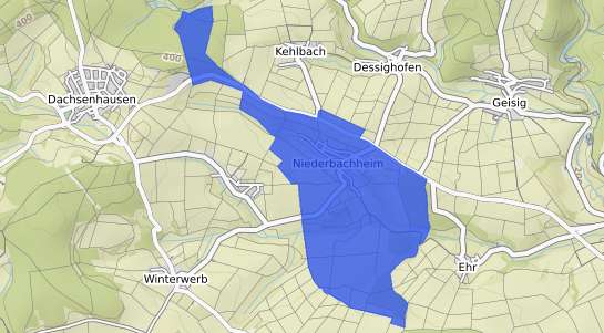 Bodenrichtwertkarte Niederbachheim
