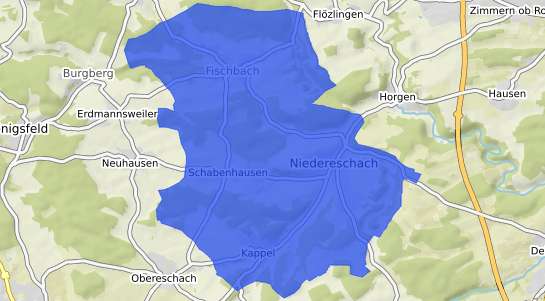 Bodenrichtwertkarte Niedereschach