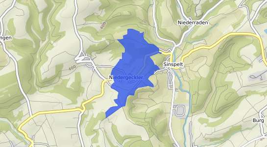 Bodenrichtwertkarte Niedergeckler