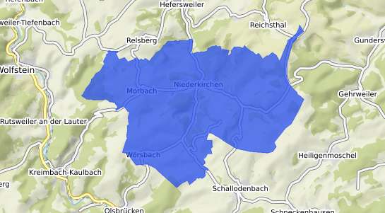 Bodenrichtwertkarte Niederkirchen Kr. Kaiserslautern