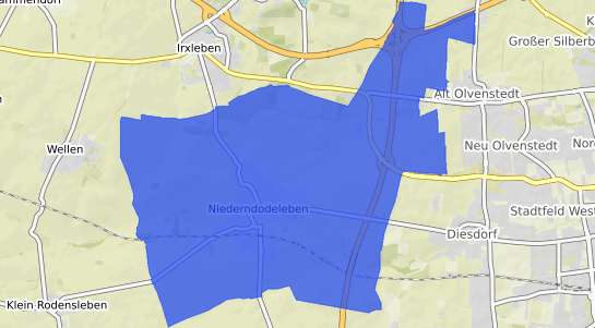 Bodenrichtwertkarte Niederndodeleben