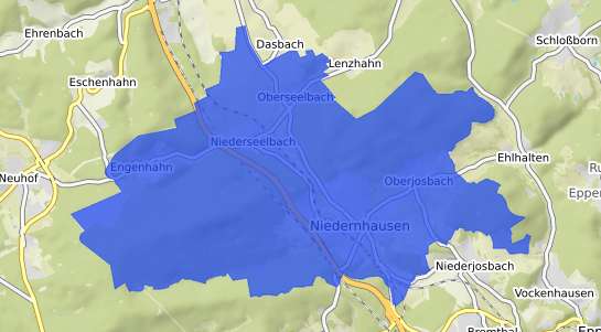 Bodenrichtwertkarte Niedernhausen Taunus