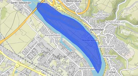 Bodenrichtwertkarte Niederwerth