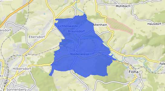 Bodenrichtwertkarte Niederwiesa