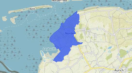 Bodenrichtwertkarte Norden Ostfriesland