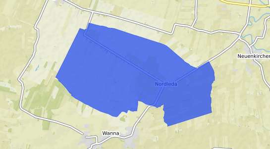 Bodenrichtwertkarte Nordleda
