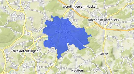 Bodenrichtwertkarte N&uuml;rtingen