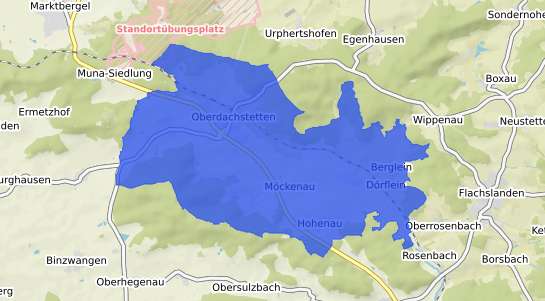 Bodenrichtwertkarte Oberdachstetten