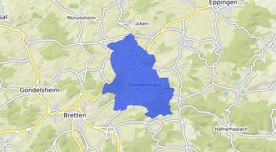 Bodenrichtwertkarte Oberderdingen