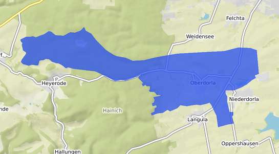 Bodenrichtwertkarte Oberdorla