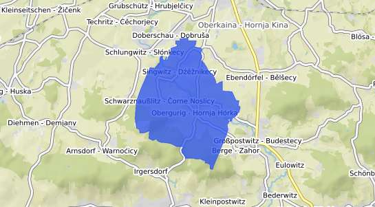 Bodenrichtwertkarte Obergurig