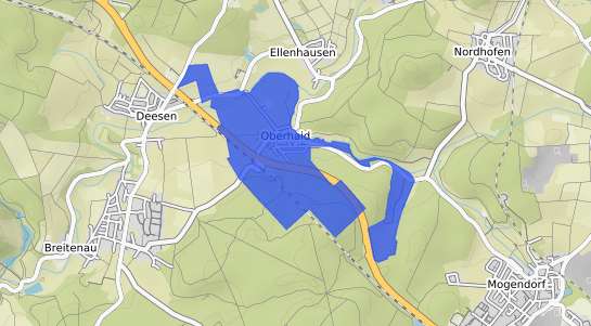 Bodenrichtwertkarte Oberhaid Westerwald