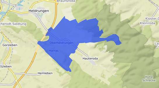 Bodenrichtwertkarte Oberheldrungen