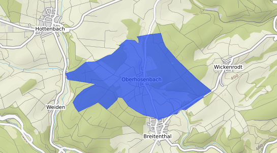 Bodenrichtwertkarte Oberhosenbach