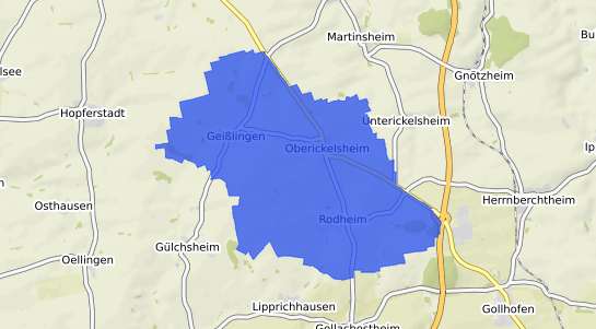 Bodenrichtwertkarte Oberickelsheim